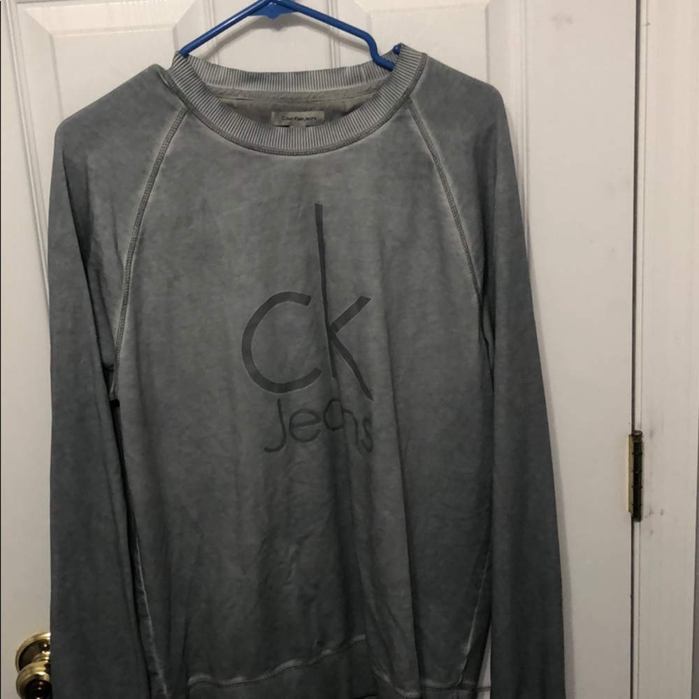 Calvin Klein Faded-Style Crew Neck Sweater